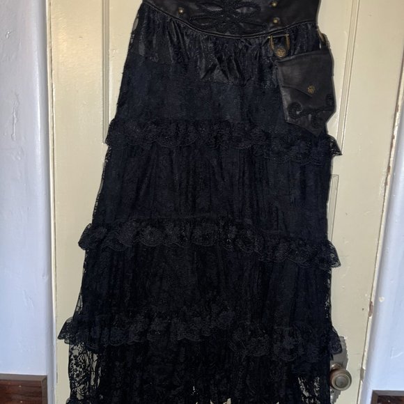 • MOVING LAST CHANCE 7/31/2024 • Lip Service Winchester Emporium Skirt XS - Picture 4 of 8